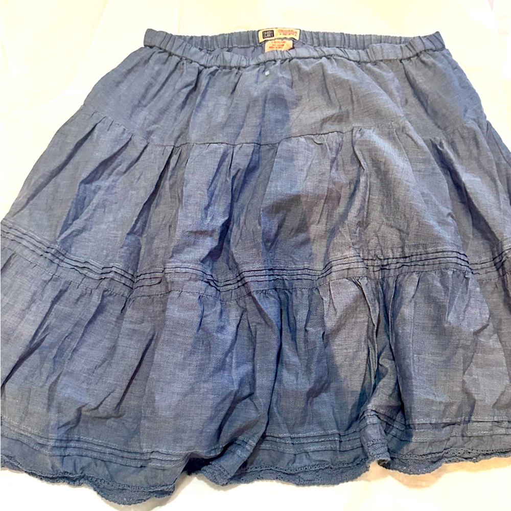 A cute blue frilly skirt
